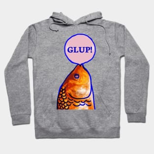 Fish Making Bubble Gum Hoodie